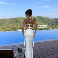 Damen Bikini-Set mit elegante Ringe und hohem Bund WW