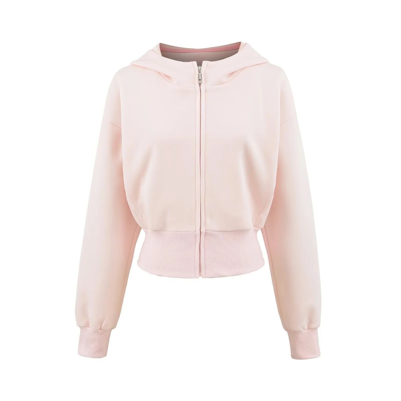 Damen Sportliche Kapuzenjacke mit lässigem Schnitt und praktischen Reißverschlusstaschen WW