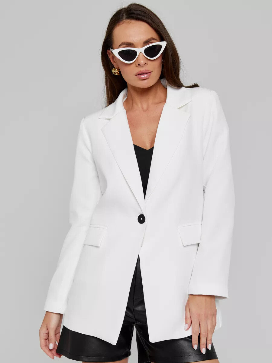 Damen eleganter, taillierter Blazer im modernen Schnitt WW