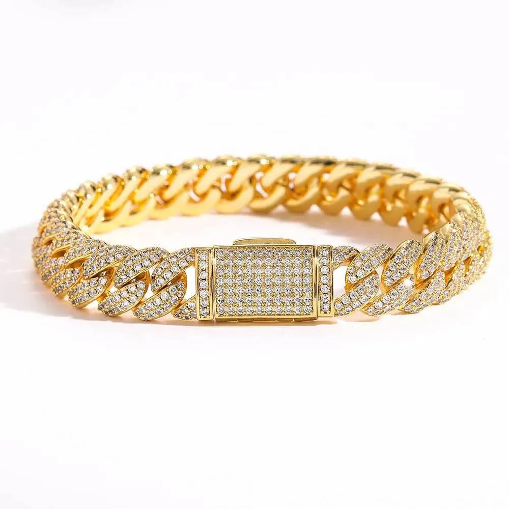 WW | Hip Hop Fashion Schmuckarmband mit Zirkonia