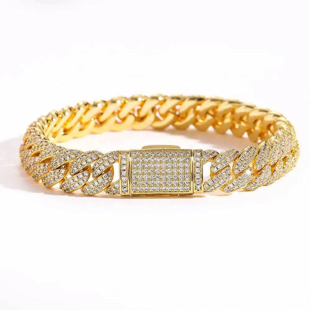 WW | Hip Hop Fashion Schmuckarmband mit Zirkonia