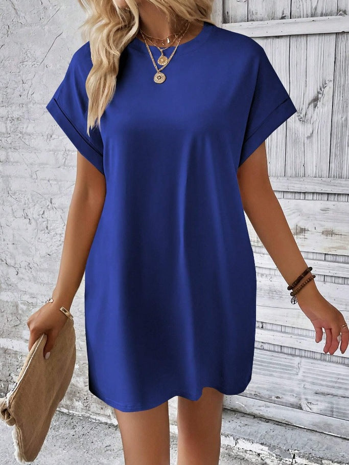 Damen Relaxed Fit T-Shirt Kleid WW