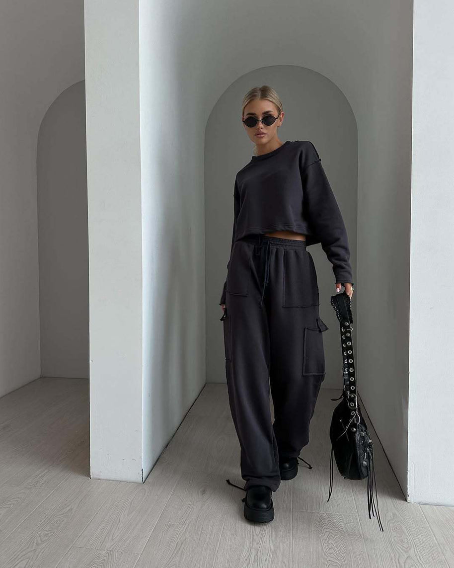 Damen Relaxed-Fit Sportoberteil mit Kordelzug WW