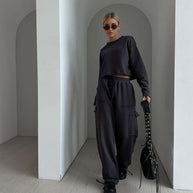 Damen Relaxed-Fit Sportoberteil mit Kordelzug WW