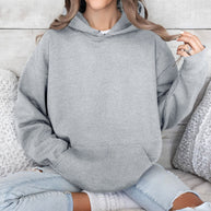 Damen lässiger Hoodie mit kängurutasche und gemütlichem Schnitt WW