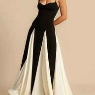Damen Abendkleid mit asymmetrischem Schnitt WW