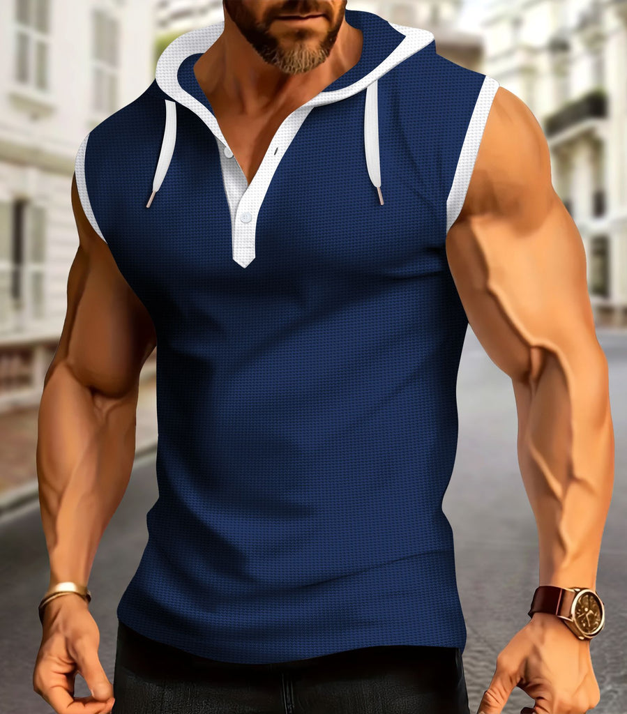 Männer Kurzarm Kapuzen Performance Polo Shirt WW