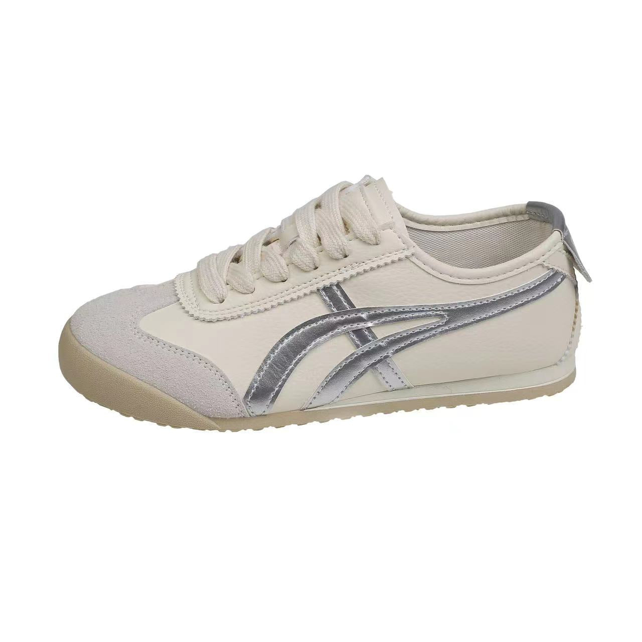 Damen Sportliche Sneakers im Retro-Design mit kontrastierenden Farbakzenten WW