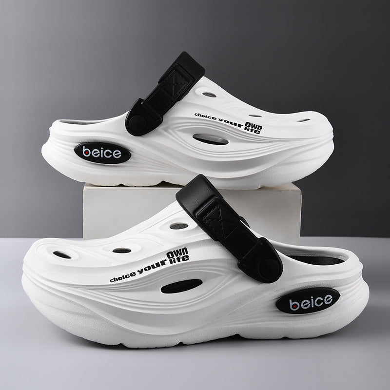 Herren Stylische Slip-On Komfort Clogs WW