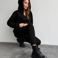 Damen bequemer und modischer Sweat-Anzug WW