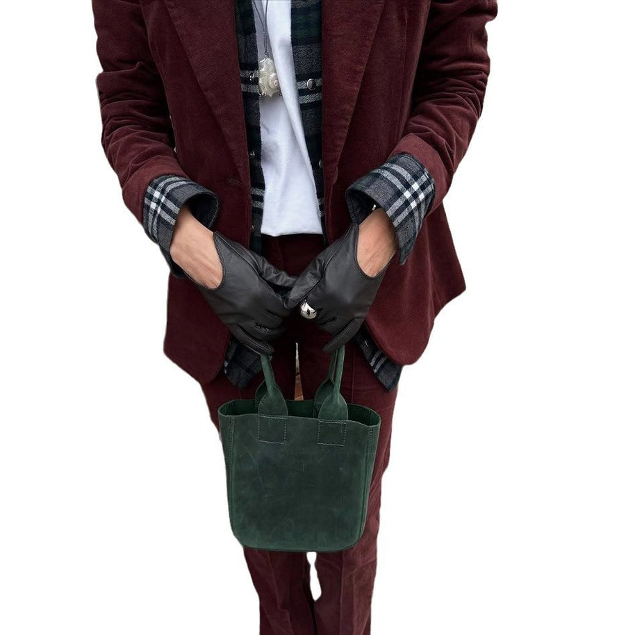 Damen raffinierte Lederhandschuhe WW