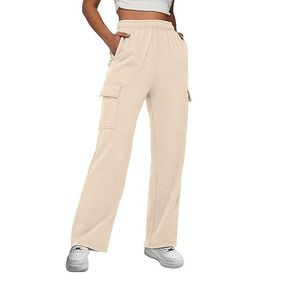 Damen Cargohose mit elastischem Bund und praktischen Taschen WW