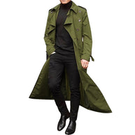 Herren Trenchcoat mit doppelter Knopfleiste und urbanem Design WW