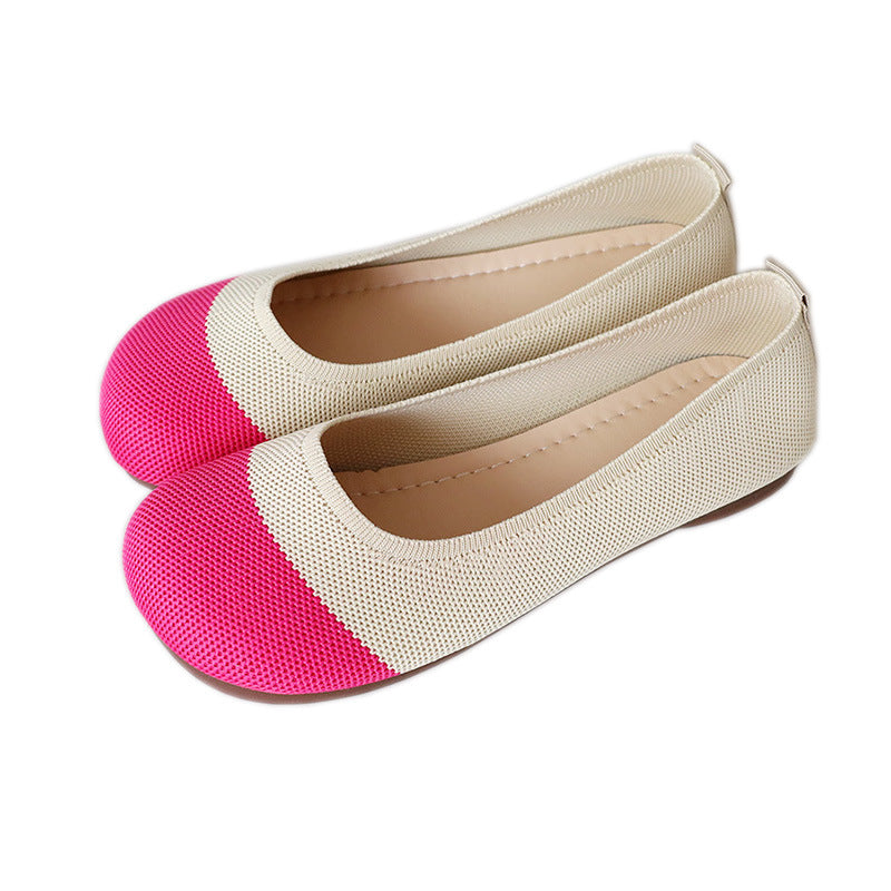 Damen atmungsaktive Ballerinas mit flexiblem Obermaterial WW