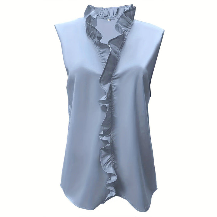 Damen Bluse mit elegantem Rüschendetail und zeitlosem Schnitt W&W Mode