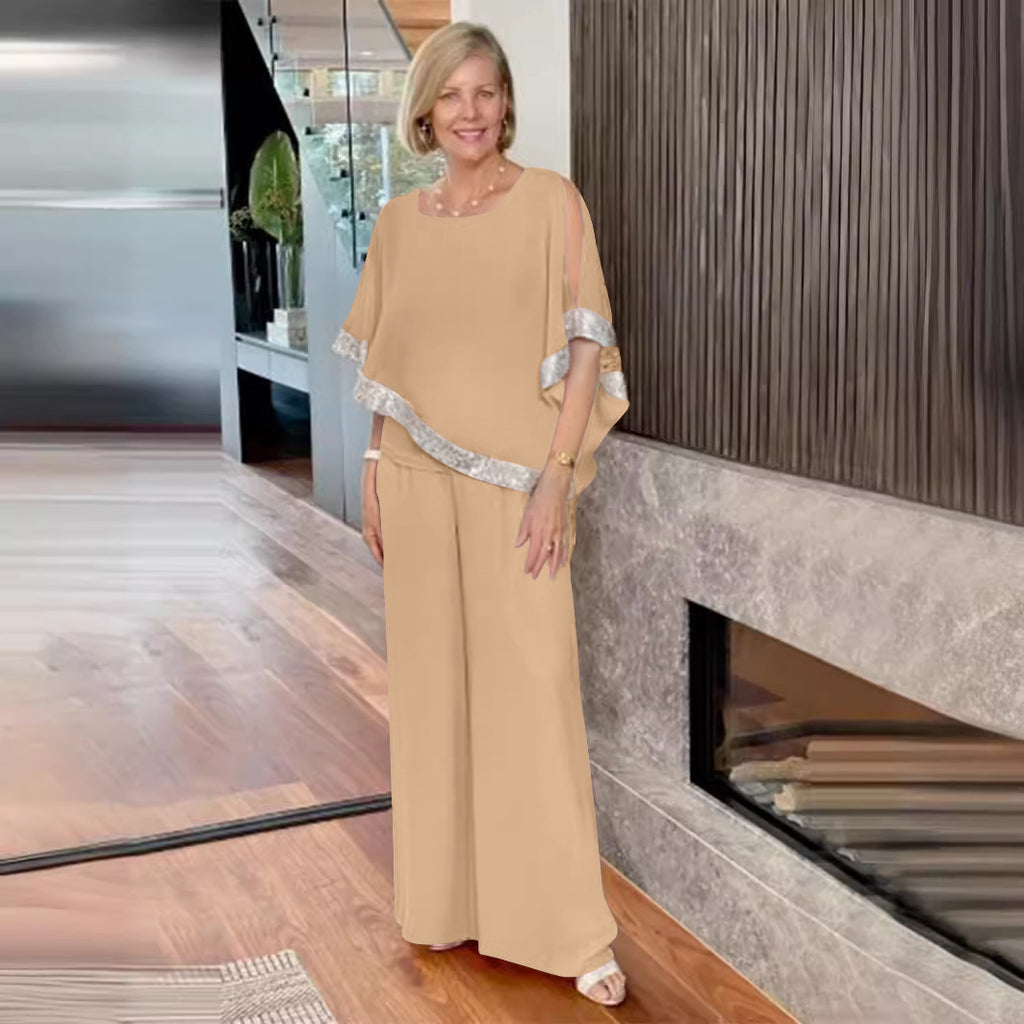 Damen Elegant geschnittenes Zweiteiliges Ensemble WW