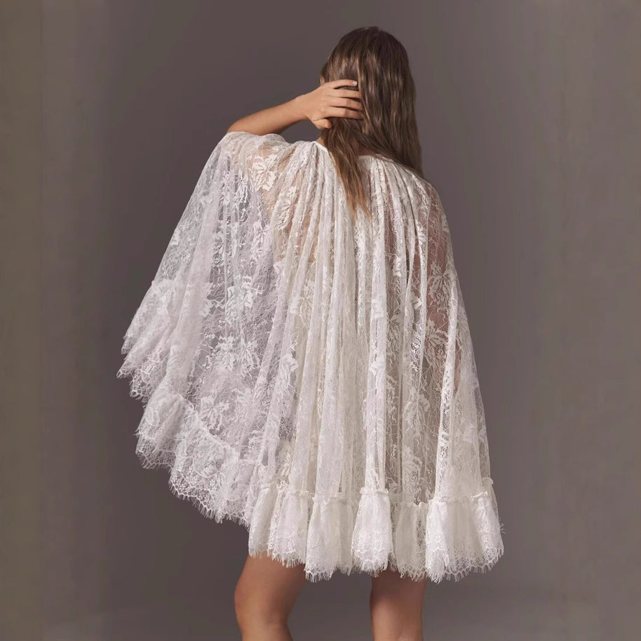 Damen Spitzenkleid WW