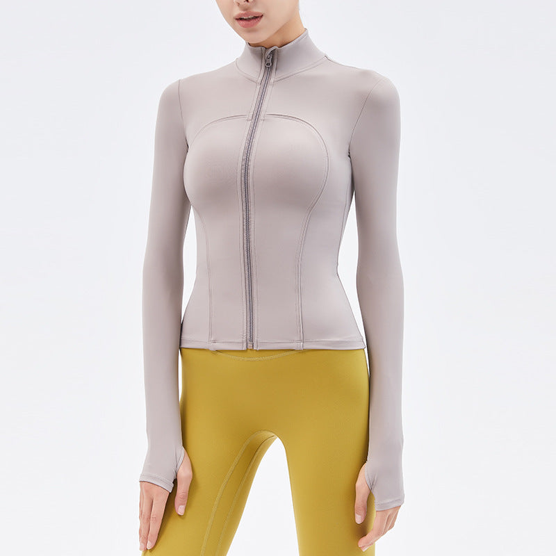 Damen Funktionsjacke mit mittlerer Länge und hohem Kragen WW