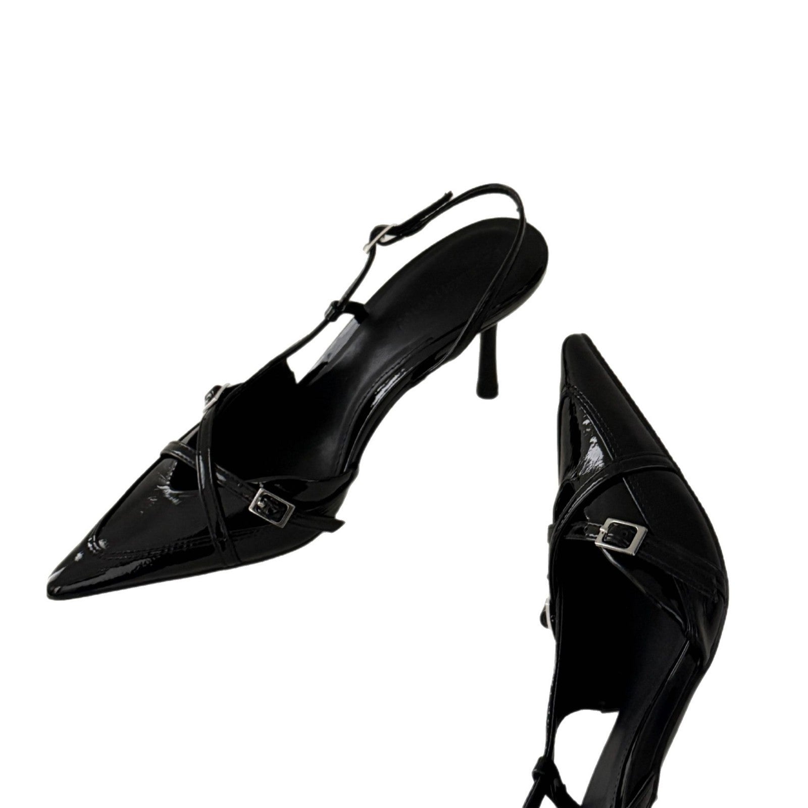 Damen Slingback Pumps mit stilvollem Überkreuzriemen WW