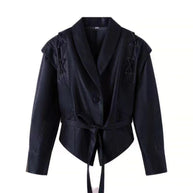 Damen Bikerjacke aus Kunstleder WW
