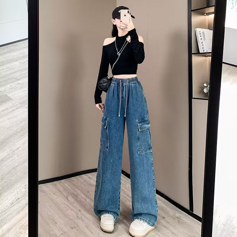 Damen Cargo-Hose mit elastischem Bund und lässigem Schnitt WW