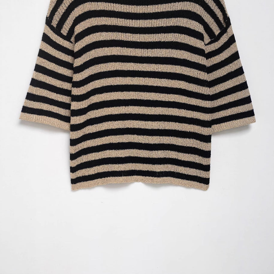 Damen Strickpullover mit stilvollem Streifendessin und weichem Material WW