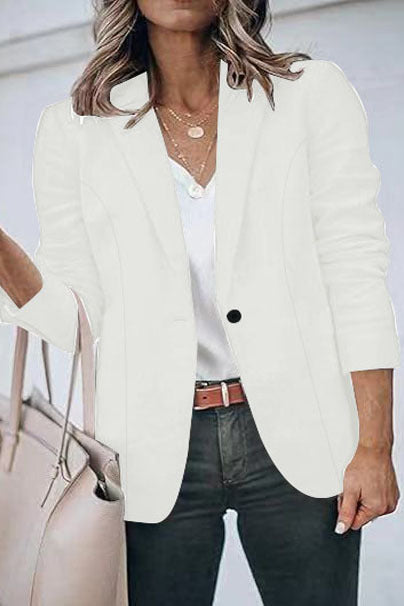 Damen eleganter Blazer mit lässigem Schnitt und figurbetontem Design WW