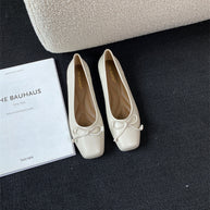 Damen Ballerina-Schuhe mit eleganter Schleifenverzierung und hochwertigem Material WW