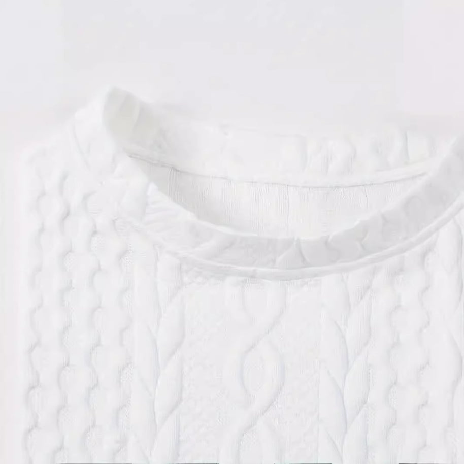 Damen Statement-Strickpullover mit strukturiertem Design WW