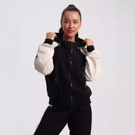 Damen sportliches Freizeitset mit modischem Hoodie und bequemer Jogginghose WW