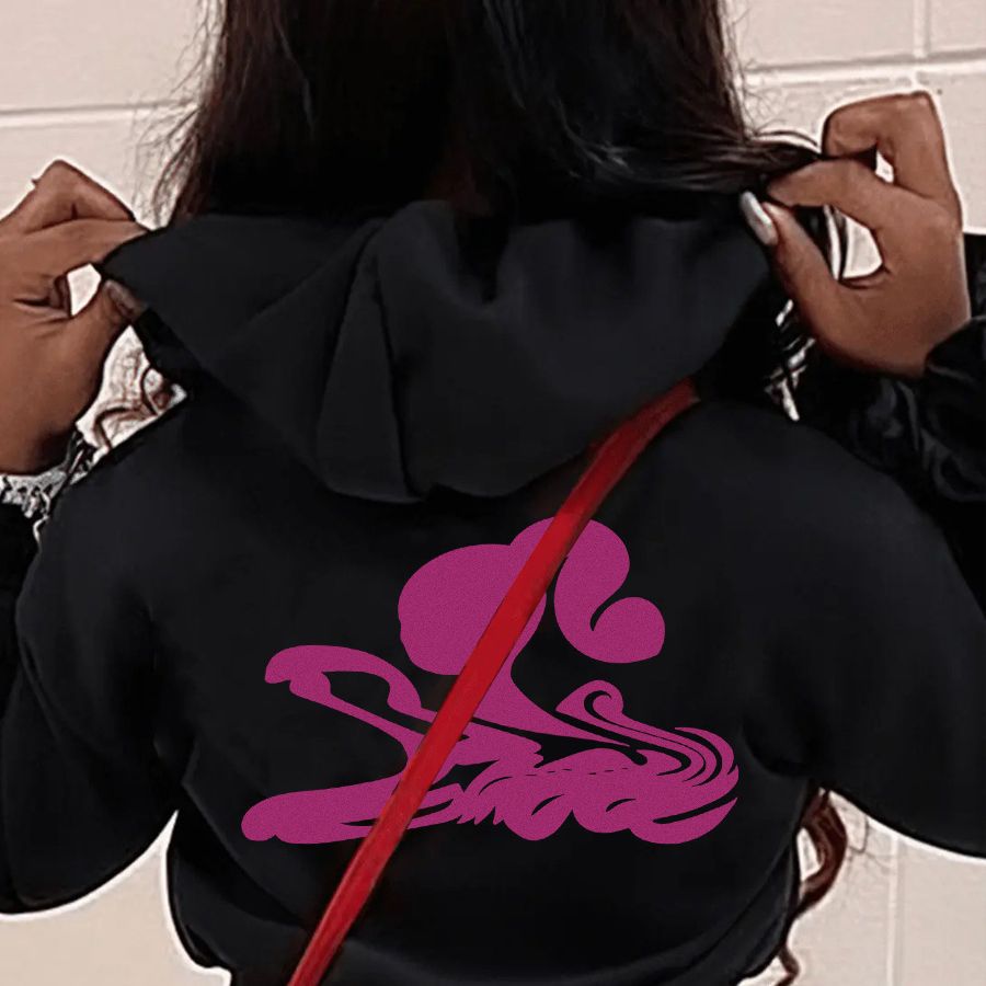 Damen Sportliche Kapuzenjacke WW