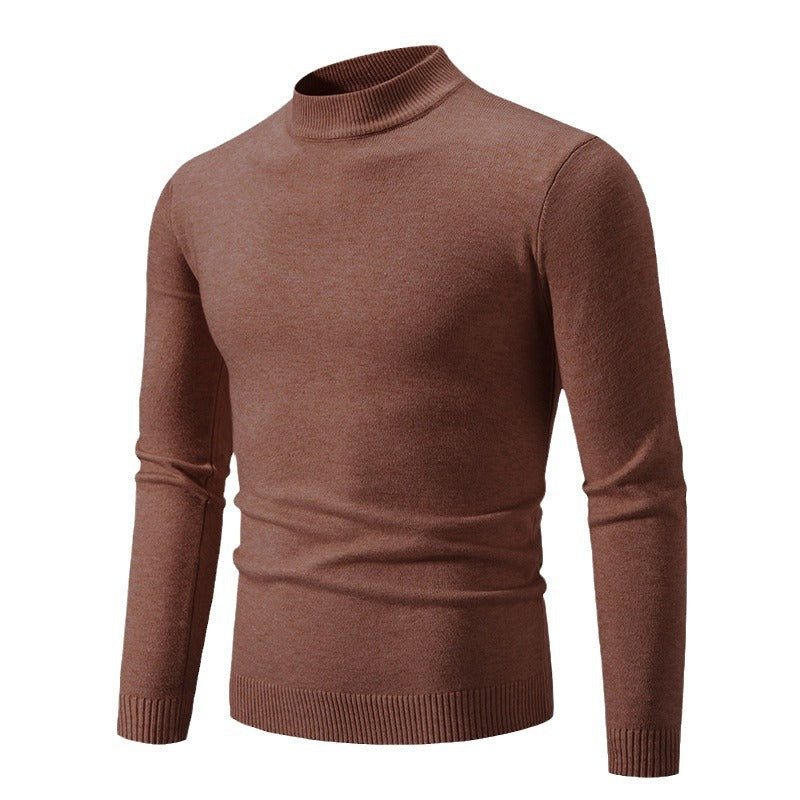 Herren Rollkragenpullover aus weichem Strickmaterial WW