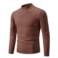 Herren Rollkragenpullover aus weichem Strickmaterial WW