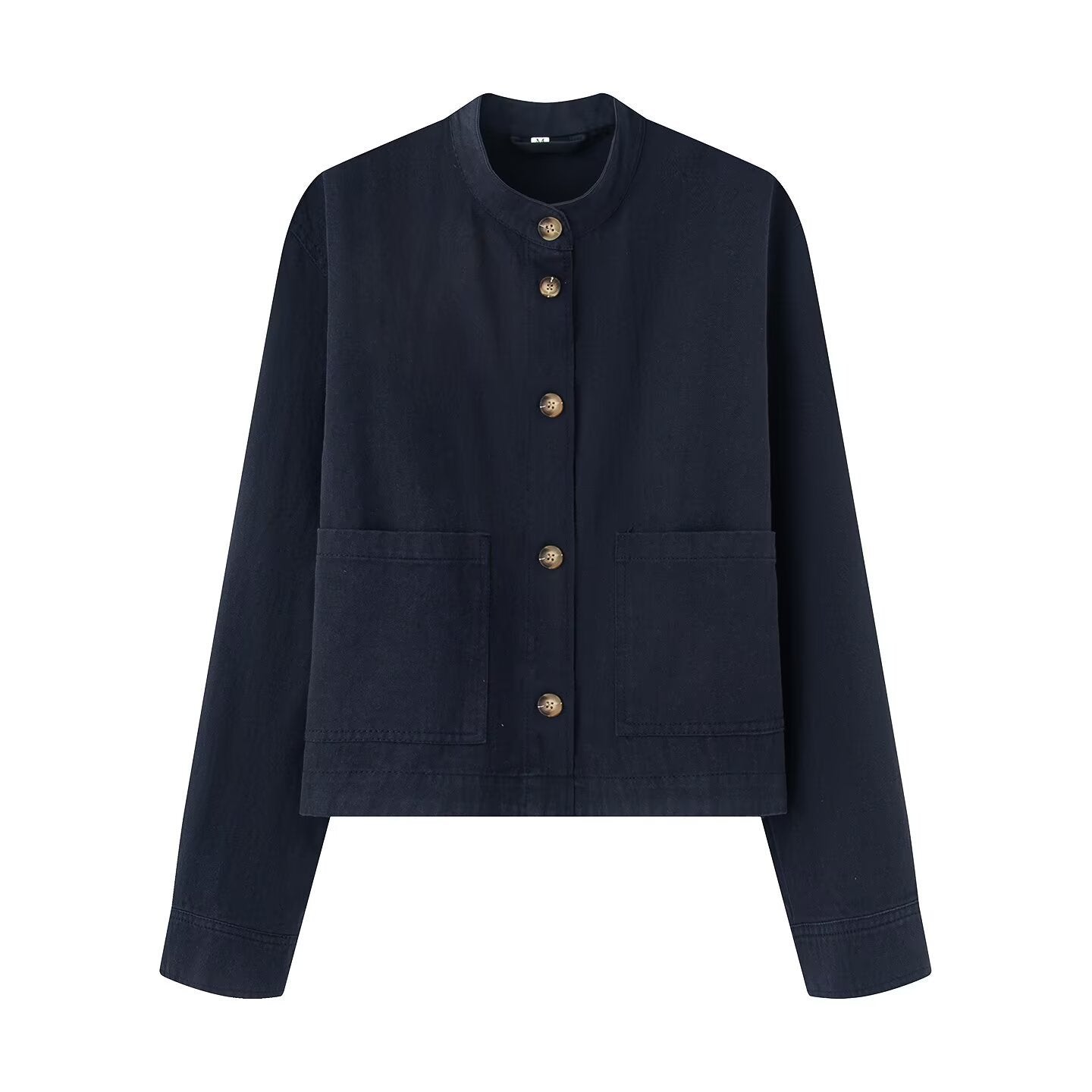 Damen Baumwolljacke mit Knopfleiste und praktischen Taschen WW