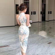WW | Socialite Cheongsam Vintage Slim Kleid