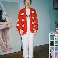 Damen Strickjacke mit einzigartigem Schafdesign und lässigem Schnitt WW