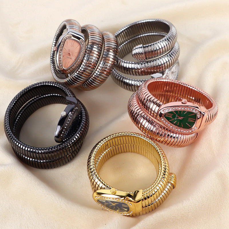 WW | Schlangenuhr Mit Quarzbewegung Und Persönlichem Armband