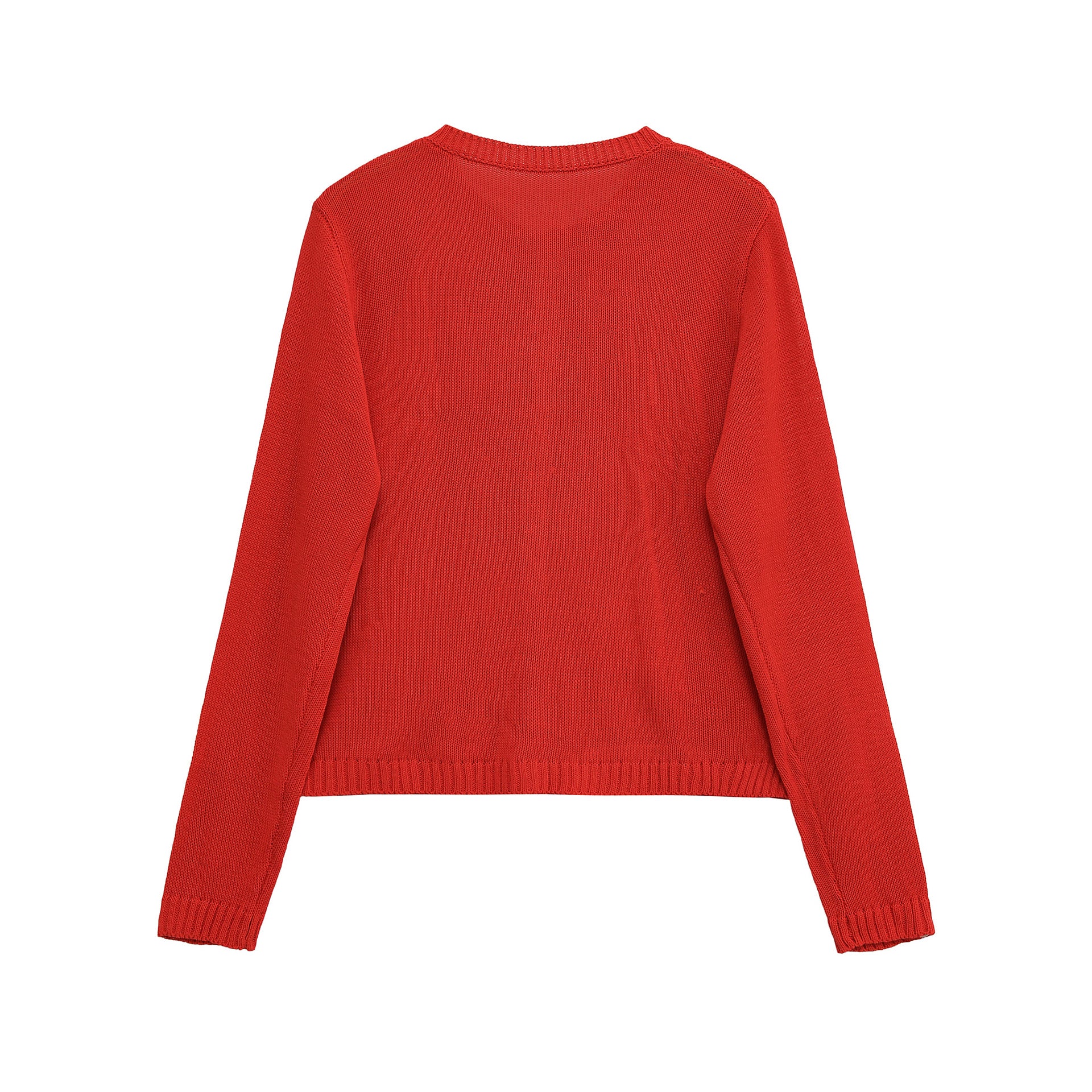 Damen bequeme Strickjacke mit Knopfdetails und aufgesetzten Taschen WW