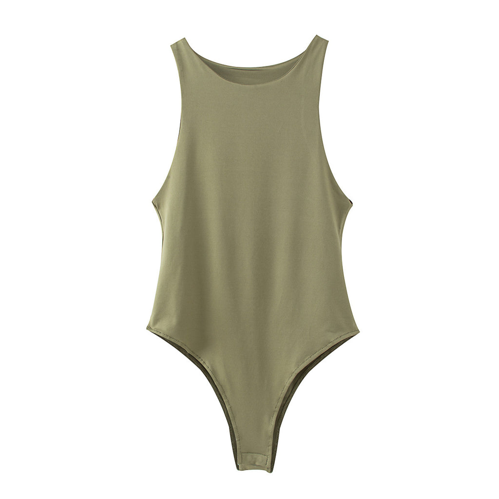 Dame High-Cut Badeanzug Einteiler WW