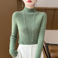 WW | Eleganter Pullover Aus Besticktem Blumenstrick Für Frauen