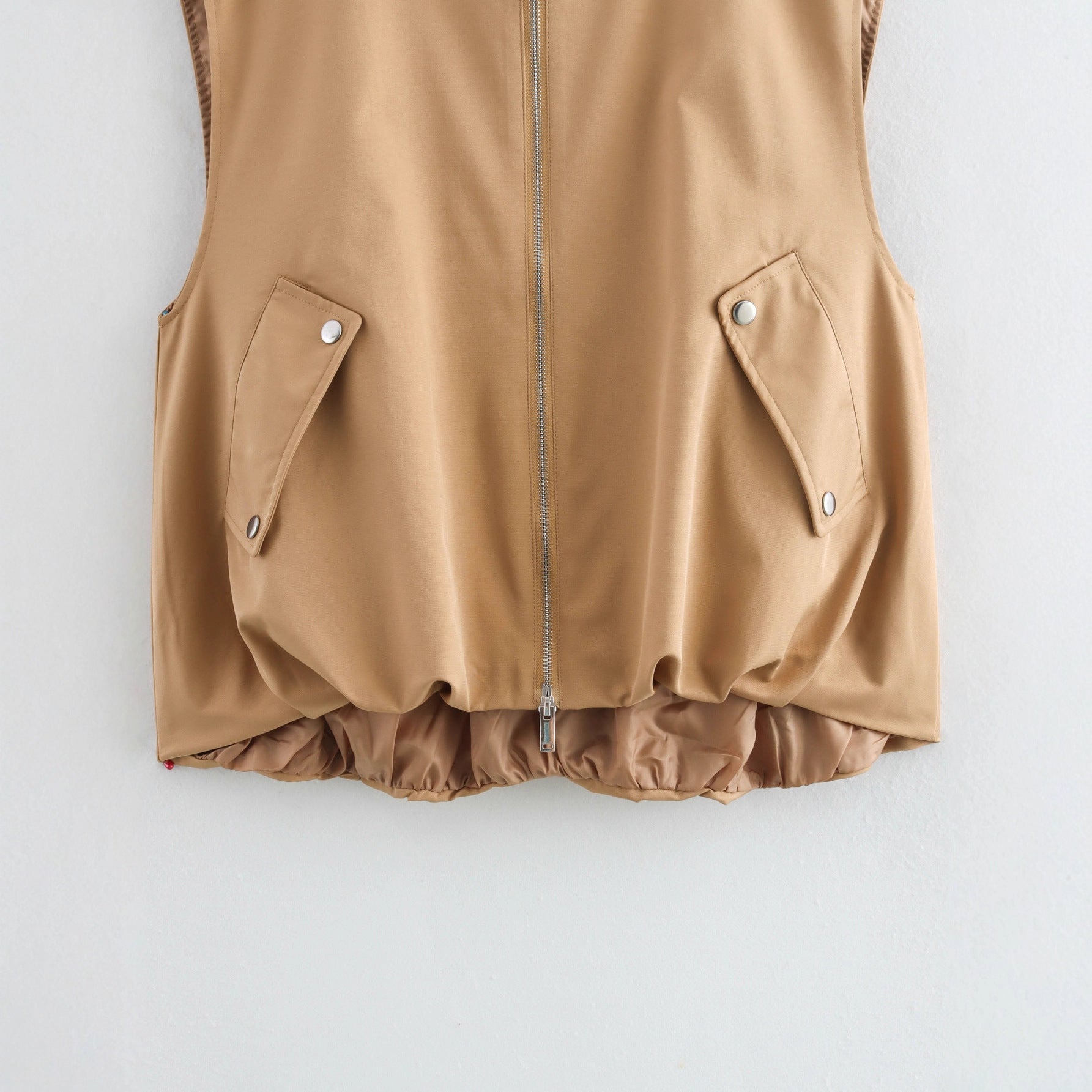 Damen Steppweste mit praktischen Taschen und elastischem Bund WW