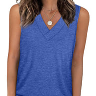 Damen Relaxed Fit V-Ausschnitt Tanktop WW