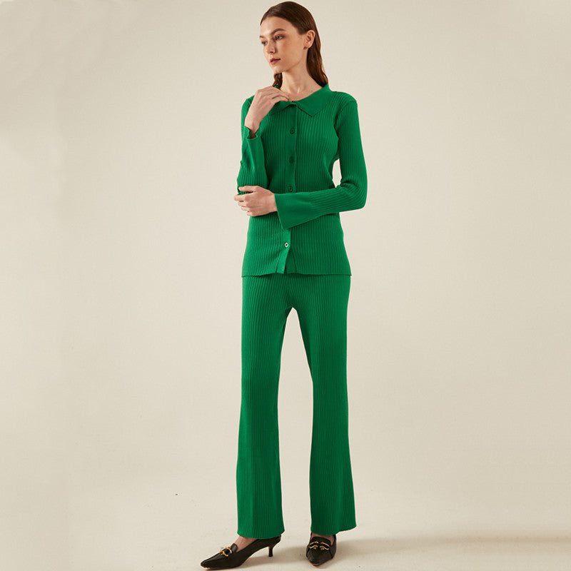 Damen 3-teilige Feinstrick-Loungewear-Set WW