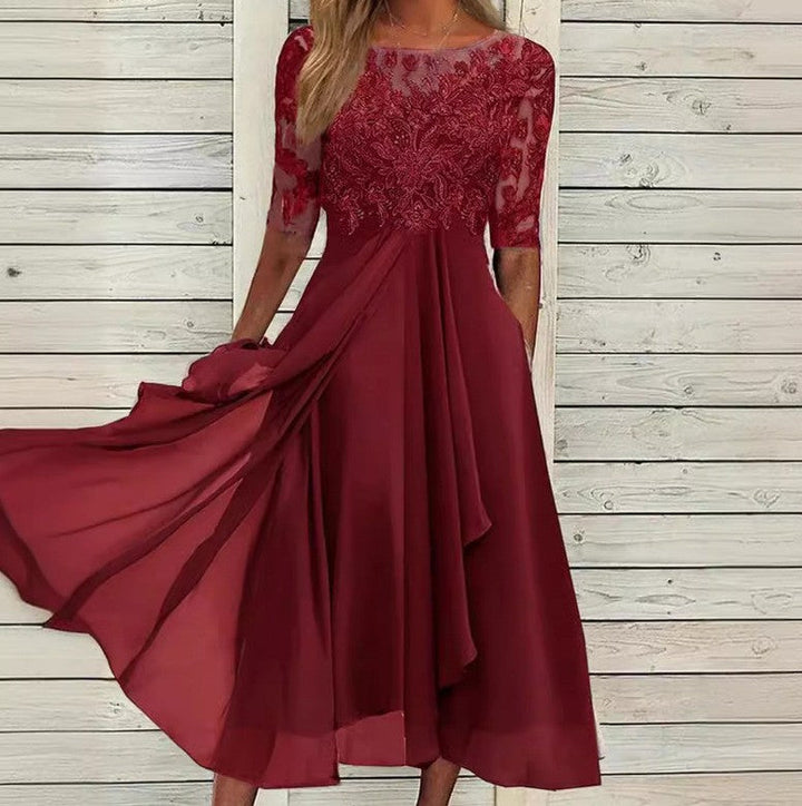 W&W Mode | Midikleid mit Frontschlitz