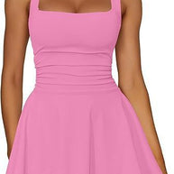 Feminines Ausgestelltes Schwimmdress WW