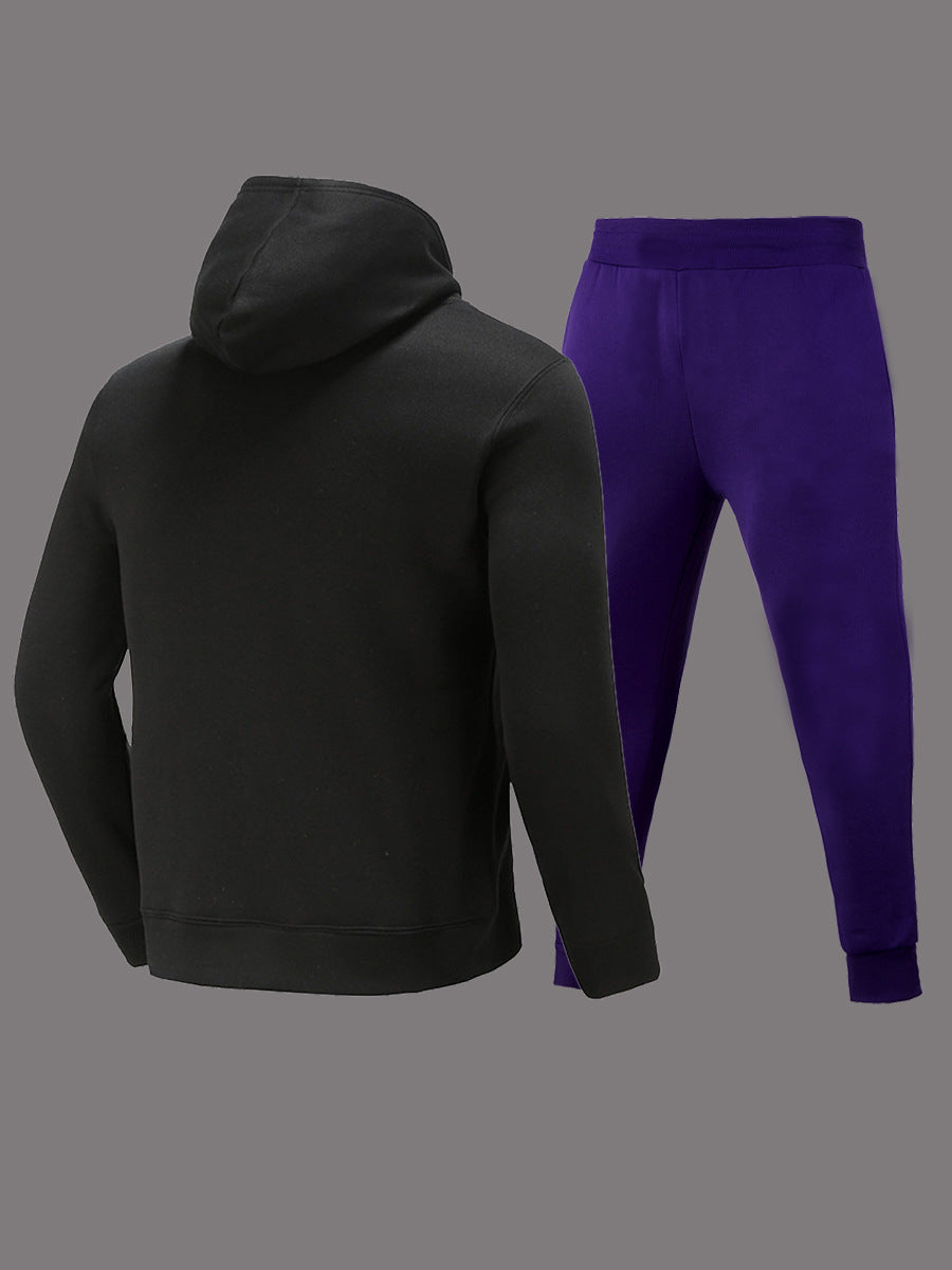 Damen Sportliches Hoodie und Jogginghose Set mit kreativem Grafikdesign WW