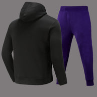 Damen Sportliches Hoodie und Jogginghose Set mit kreativem Grafikdesign WW