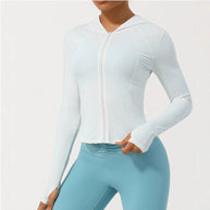 Damen Sportjacke mit praktischen Daumenlöchern und athletischem Schnitt WW