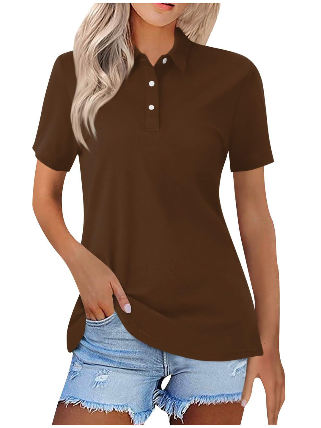 W&W Mode | Leichtgewichtiges Poloshirt Für Damen
