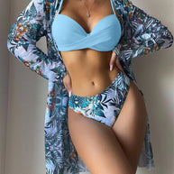 Damen Strandüberwurf-Set mit stylischem Druck WW